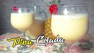 Cómo hacer Piña colada muy Fácil y Deliciosa 🍹🍍 [upl. by Moshell]