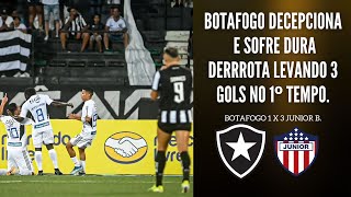 BOTAFOGO DECEPCIONA E SOFRE DURA DERROTA COM PÉSSIMA ATUAÇÃO NA ESTREIA DA FASE DE GRUPOS DA LIBERTA [upl. by Thury]