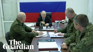 Putin visits Russian troops in Ukraines occupied Kherson and Luhansk regions [upl. by Eseilenna241]