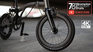 781 Project  Installing Joseph Kuosac Carbon Wheelset on Brompton T line [upl. by Llertac]