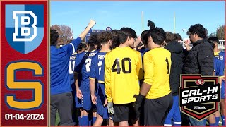 OFFICIAL HIGHLIGHTS  Bellarmine at Serra Boys Soccer [upl. by Manas113]