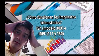 IMPUESTOS TRIMESTRALES modelo 303 y 130 Obligaciones TRIBUTARIAS IVA  IRPF de los AUTÓNOMOS [upl. by Akinorev699]