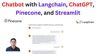 Chatbot Answering from Your Own Knowledge Base Langchain ChatGPT Pinecone and Streamlit  Code [upl. by Edd]