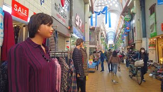 Osakas Senbayashi Shopping Street on Sunday Noon [upl. by Eceinej750]