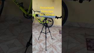 Homemade Telescope 60700mm astro astrophotography diycrafts diy diytelescope [upl. by Kauslick]