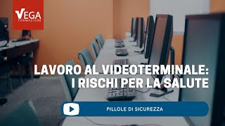 Lavoro al Videoterminale i Rischi per la Salute  Pillole di Sicurezza [upl. by Mirilla628]