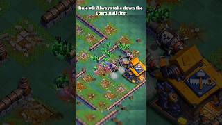 Always take down the builder Hall first ll Clash of clans ll shorts clashofclans coc [upl. by Divaj]