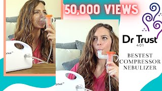 Dr Trust USA Bestest Compressor Nebulizer Machine 401  Unboxing and Use [upl. by Sanders]