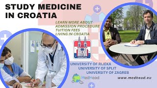 Study medicine in Croatia admission tuition fees accommodation transfer of studies living costs [upl. by Nezah]