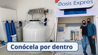 ¿Cómo funciona una purificadora de agua 24 horas  Oasis exprés [upl. by Nesline]