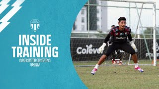 INSIDE TRAINING  GOALKEEPER TRAINING DRILLS [upl. by Stoffel469]