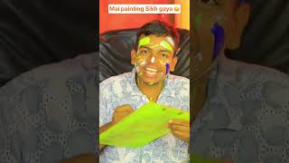 Mai painting sikh gaya 🙃  The most viral comedy by Maabeta 🔥 ytshorts shorts [upl. by Aminta377]