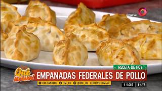 Receta de empanadas federales de pollo [upl. by Nilac577]