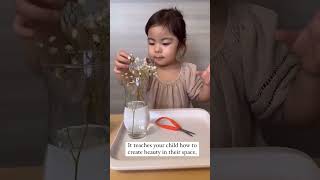 Montessori Flower Arranging [upl. by Ezra]