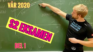 Eksamen Matematikk S2 Vår 2020 Del 1 [upl. by Nyrad]