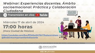 Experiencias docentes Recursos socioemocionales [upl. by Noirb]