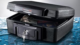 Medium Waterproof FireResistant H0100 Chest from SentrySafe [upl. by Yblehs995]