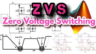 Zero Voltage Switching  ZVS for DC Converter MATLAB amp PSIM Simulation [upl. by Ayerf]