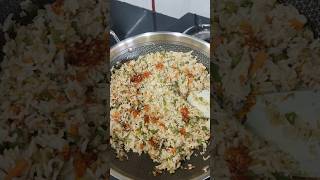 Quick and easy veg fried rice 🍚 food friedrice easyrecipe cooking [upl. by Ydeh]