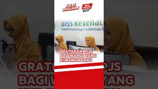 HeriSholihin Gratiskan BPJS Kesehatan Bagi Warga Kota Bekasi yang Kurang Mampu [upl. by Erminia166]