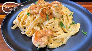 How to Make Creamy Cajun Shrimp and Pasta with Cajun Sauce Recipe [upl. by Assiron]