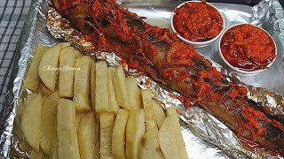 The BEST Grilled catfish  homemade grilled catfish point and kill style Chinwe Uzoma Kitchen [upl. by Ettenyar]