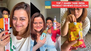 Top 7 Shark Tank India Best and Worst Product Reviews Collection  ShivArjun [upl. by Copp]