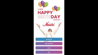 Promo for Birthday Song App [upl. by Nevaeh]