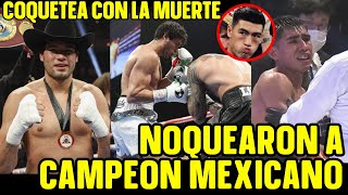 NOQUEAN A CAMPEON MUNDIAL MEXICANO Y ZURDO RAMIREZ SE LUCE CONTRA BOXEADOR QUE CASI NOQUEA A BIVOL [upl. by Drusilla97]