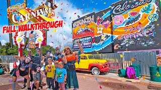 THORPE PARK Carnival Full Walkthrough  Every Area Ride and Attraction July 2023 4K [upl. by Kantos]