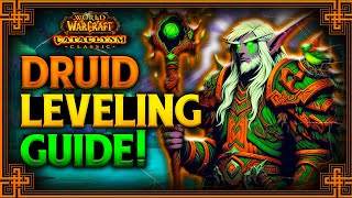 Cataclysm Classic Druid Leveling Guide Fastest Methods Talents Rotation Heirlooms [upl. by Riggs984]