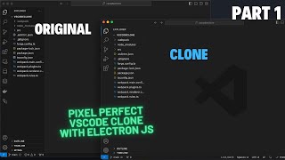 Full VSCode Clone With Electron JS React JS Monaco Editor Library amp CSS Grid  Part 1 [upl. by Asnerek]