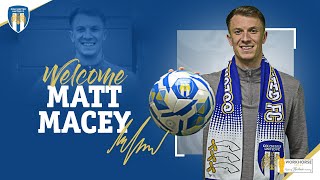 Interview  Matt Macey Becomes First Summer Signing [upl. by Enybor]