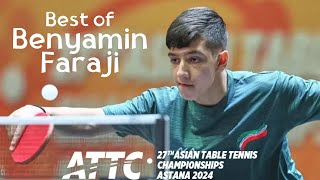 Best of Benyamin Faraji  Asian Championships 2024 [upl. by Wilfrid]