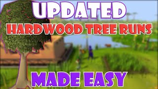 UPDATED Quick Guide to Farming Hardwood Tree Runs in OSRS Final [upl. by Ettennal]