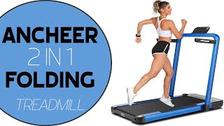 Ancheer 2 in 1 Folding Treadmill Review Our Honest Verdict All You Need to Know [upl. by Crescen]