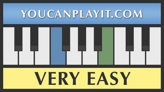 Vivaldi  Spring  Piano Tutorial  VERY EASY [upl. by Ecniuq145]