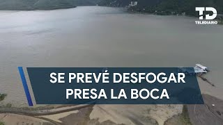 Se prevé desfogar Presa La Boca ante el alto nivel de agua por lluvias [upl. by Nyliac300]