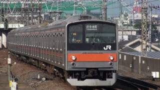 JR East East Japan Railway Series 2055000  NishiUrawa 201006021534 [upl. by Nerha660]