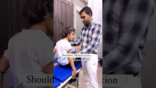 Shoulder Mobilization  Physiotherapist  Dr Sudhir Nagar feed ytshort chiropractor viralshort [upl. by Dayiz]