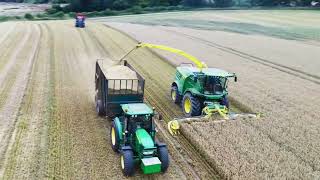 John Deere 8600i with kemper 375plus [upl. by Gui]