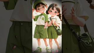 ayre bondhu ay dujon schoolete jai trending cute vairal lovestatus love youtubeshorts [upl. by Eiryk]