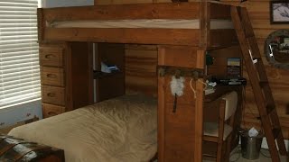 Wooden Bunk Beds With Desk And Drawers [upl. by Ikim]