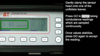 Making leaf transpiration measurements with the AP4 porometer [upl. by Hills661]