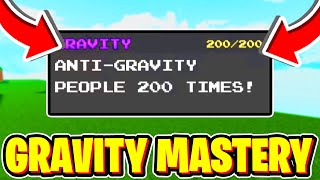 How To Get GRAVITY MASTERY  SHOWCASE In Roblox ABILITY WARS [upl. by Onairotciv170]