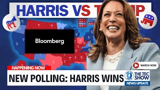 NEW POLLING SHOWS LANDSLIDE FOR HARRIS Harris Wins Six Of Seven Battleground States [upl. by Enialb]