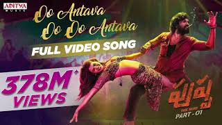 Oo Antava MawaOo Oo Antava Full Video Song  Pushpa Songs  Allu Arjun DSP Sukumar Samantha [upl. by Alek599]