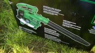 Hitachi Leaf Blower StartUp and Overview  First Impressions  One Pull Start [upl. by Shaylah880]