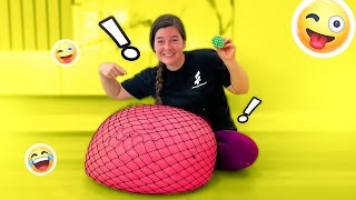 Making the World’s BIGGEST Mesh Stressball 🤩🌎 MrsBench [upl. by Burrton683]