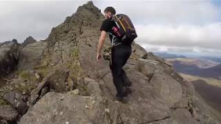 Sgurr Nan Gillean final part climb on the east ridge [upl. by Moe]